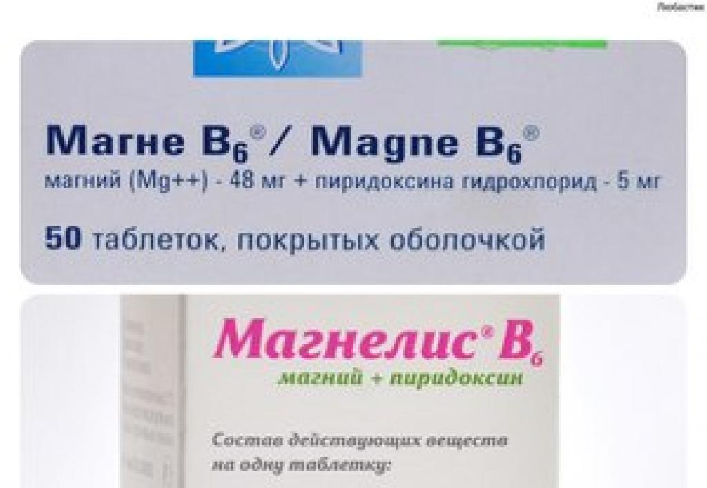 Магнелис В6 – препарат для восстановления дефицит магния в организме